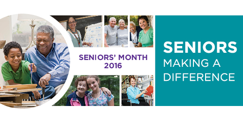 June is Senior's Month in Ontario
